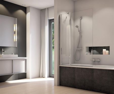 Sanswiss Solino 2cz. Chrom 120x150cm Szkło Screen SOEB131205087