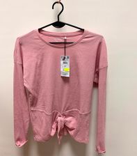 Różowy sweterek dziewczęcy 164cm - Bluzy i swetry dziecięce