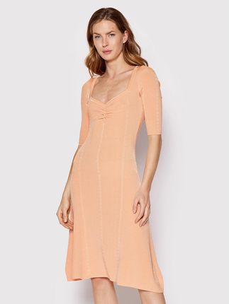 Guess Sukienka codzienna W2YK53 Z30K0 Różowy Flare Fit