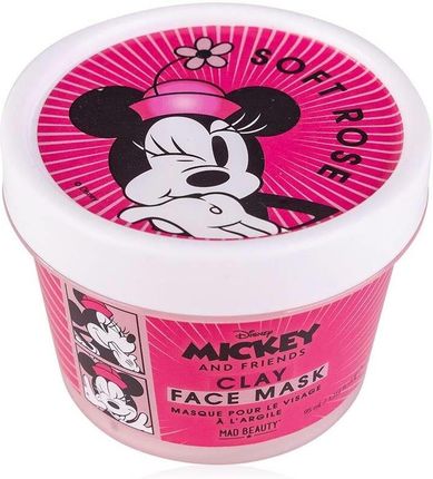Mad Beauty Maseczka Do Twarzy Disney M&F Minnie Różowy Glina 95 Ml