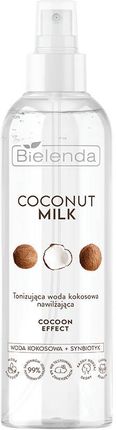 Bielenda Coconut Milk Tonizująca Woda Kokosowa Nawilżająca Cocoon Effect 200 Ml
