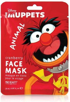 Mad Beauty Maseczka Do Twarzy The Muppets Animal Jagoda 25 Ml