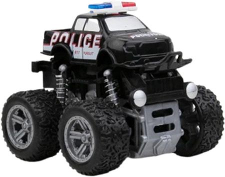 Toysik Samochód Terenowy Monster Truck Z Napędem Auto Policyjne Amortyzatory 1:36