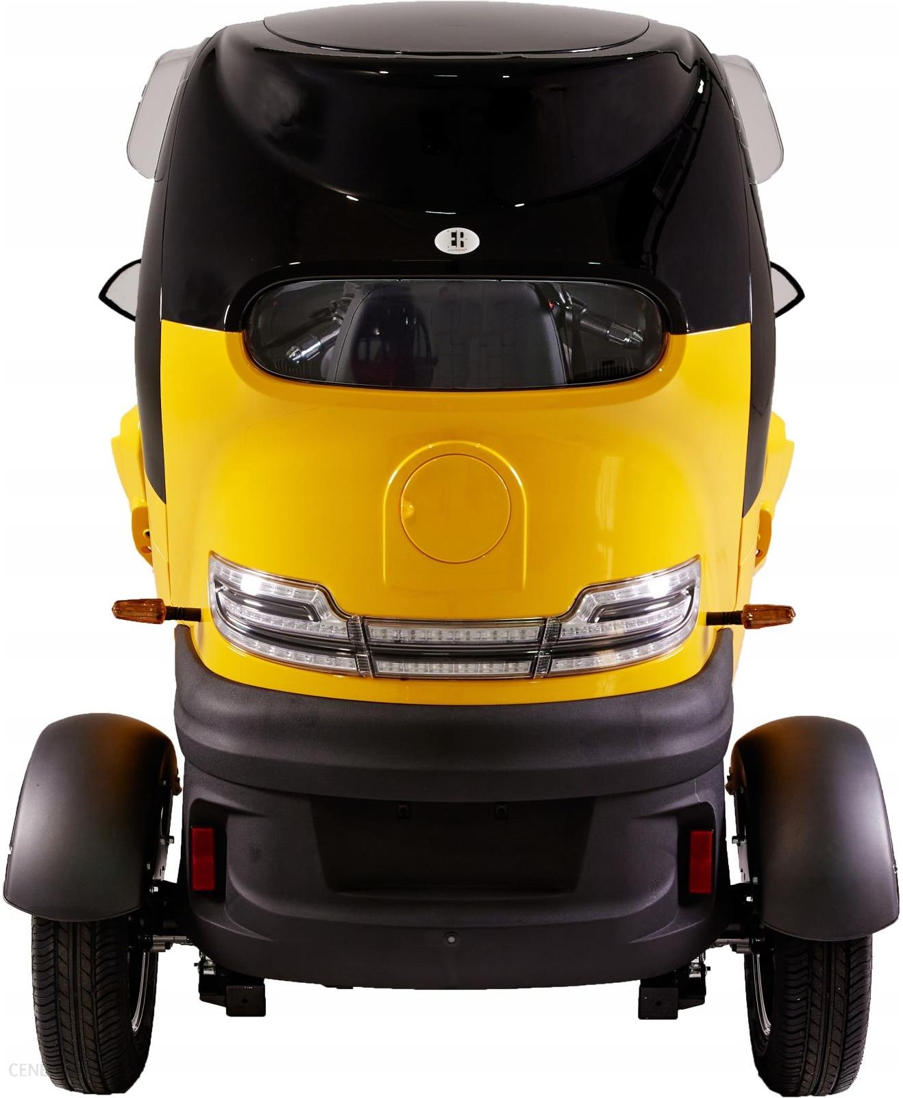 Trzykołowy pojazd elektryczny FROST, żółty