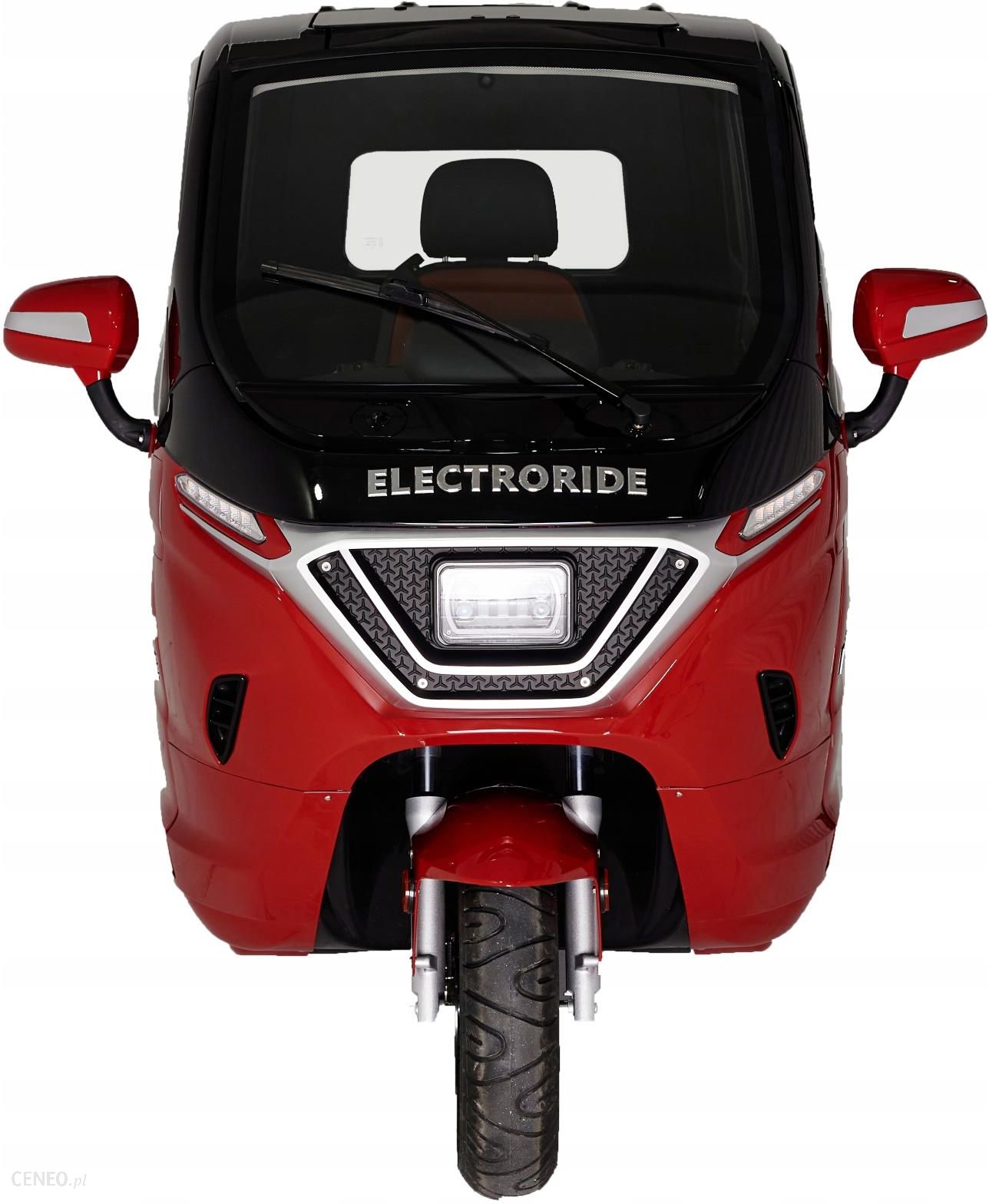 zabudowany pojazd elektryczny PIXI, czerwony
