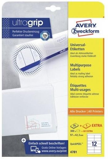 Etykieta Zweckform 97x42,3mm Papier 360 Szt - Ceny I Opinie - Ceneo.pl