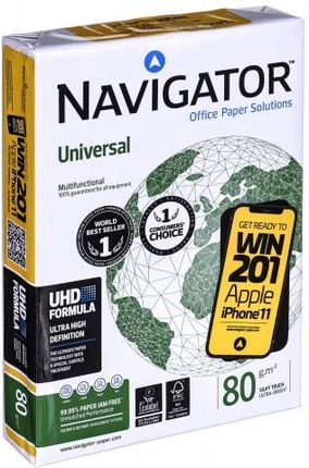 Igepa Papier Xero Premium Navigator Universal 8247A80 (A4; 80G/M2; 500 Szt.)
