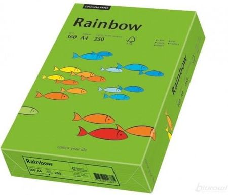 Rainbow Papier Xero Kolorowy A4 160G R78 Ciemny Zielony 88042681