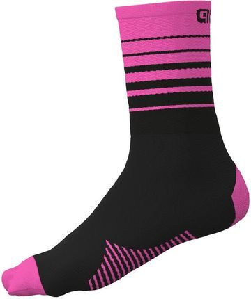 Alé Cycling One Calza Riciclato Socks 16Cm Men Różowy Czarny 2022