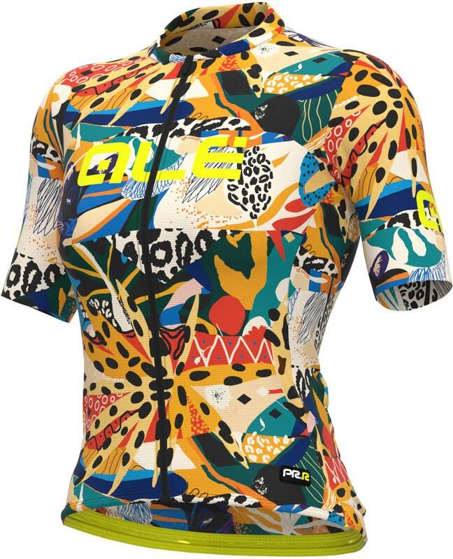Alé Cycling Kenya Ss Jersey Women Kolorowy Żółty 2022 Ceny i opinie