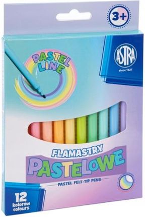 Astra Pastelowe Flamastry 12Szt. (317122001)  