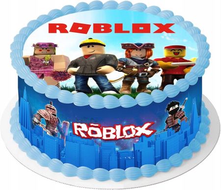 duży zestaw na tort Opłatek Roblox + 2 Obwody a4d5a20b
