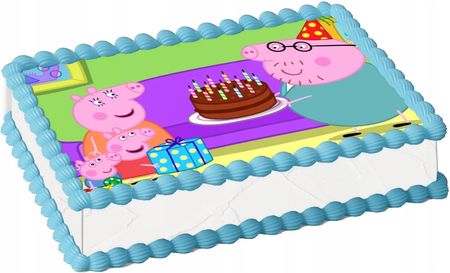 Opłatek na Tort A4 Świnka Peppa Pig Urodziny b40facc5