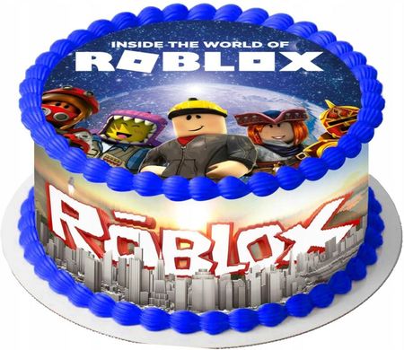 duży zestaw na tort Opłatek Roblox + 2 Obwody 71ac573c