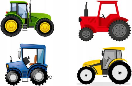Opłatek Na Tort 1 Pojazdy Traktory dekoracja A4 43b6158b