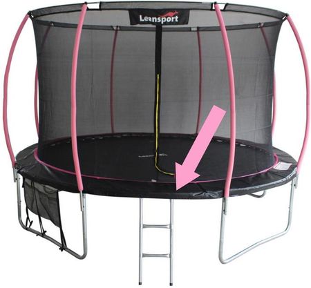 Lean Sport Osłona Na Sprężyny Do Trampoliny Max 14Ft Czarno-Różowa