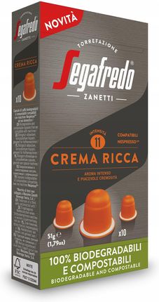 Segafredo Kapsułki Do Nespresso Crema Ricca 10szt