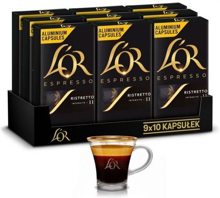 L'Or Kapsułki Ristretto Komp.Z Nespresso(R)90szt