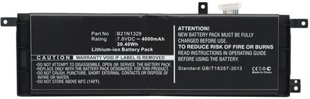 Micro Battery - laptop battery - Li-Ion - 4000 mAh - 30.4 Wh (MBXASBA0134)