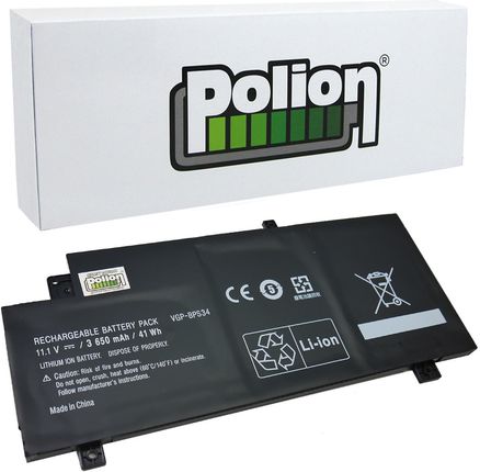 Polion Bateria Vgp-Bpl34 Do Laptopa Sony Vaio 3650Mah 41Wh (PLNB190)