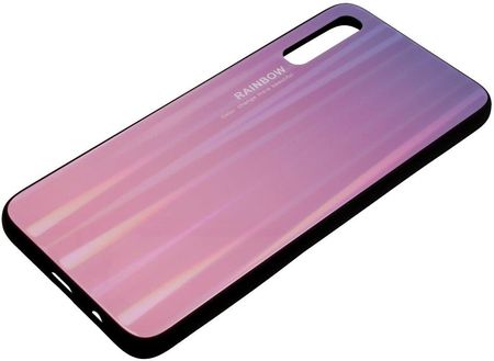Etui XIAOMI REDMI K30 Glass Case Rainbow różowe (142085)