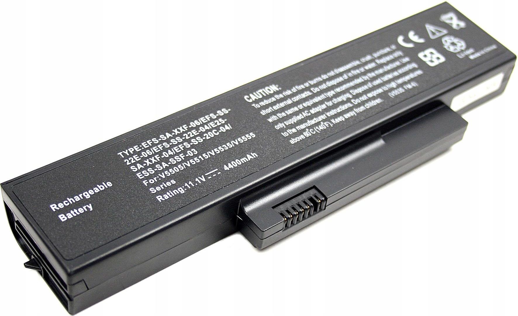 Trade-Shop Batteria 10.8V/11.1V 4400 MAh Per Fujitsu Siemens Esprimo E Amilo – 6 Celle, Alta Capacità