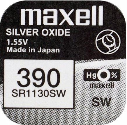 bateria srebrowa mini Maxell 390 / SR1130SW SR54