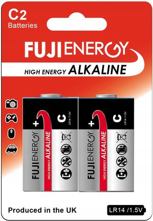 2x Bateria Alkaliczna LR14 1.5V Fujienergy 7500mAh