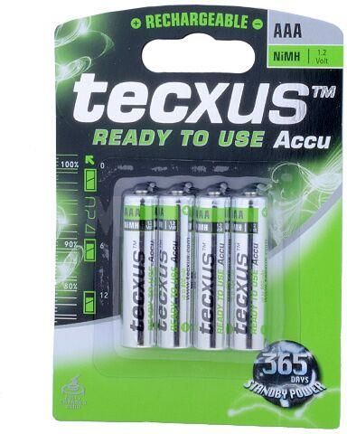 Pilas Recargables AAA Baterías Recargables AAA Tecxus - 1100 MAh Y 600 MAh, NiMH, Para Solar O Uso General Baterías Alta Capacidad AAA - Foto 11