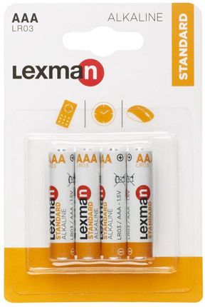 Bateria ALKALICZNA LR03/AAA 4 SZT. LEXMAN (L82003971)