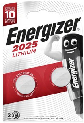 Energizer Baterie litowe CR2025 2 sztuki