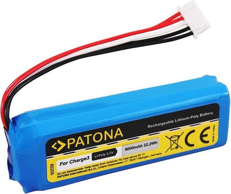 PATONA - Bateria JBL Charge 3 6000mAh 3,7V Li-Pol