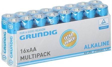 Grundig - Zestaw baterii alkaicznych AA / R6 1.5 V 16 szt.