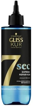 Gliss Kur 7 Sec Express-Repair, Aqua Revive, Kuracja Do Włosów, 200Ml 