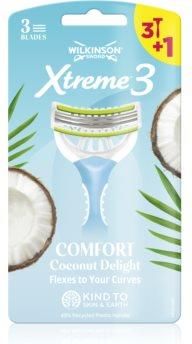 Wilkinson Sword Xtreme 3 Comfort Coconut Delight Jednorazowe Maszynki Do Golenia 4Szt Z Kokosem