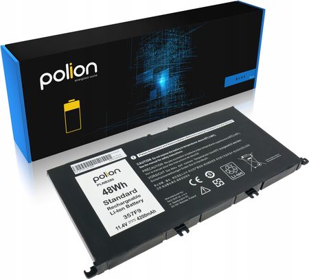 Polion Bateria 357F9 do Dell Inspiron 5577 7557 7559 7566 (PLNB280)