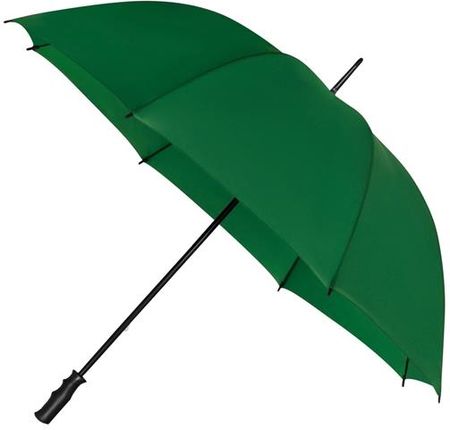 Bardzo duży parasol damski w kolorze ciemno zielonym, lekki