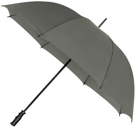 Bardzo duży parasol damski w kolorze ciemno szarym, lekki