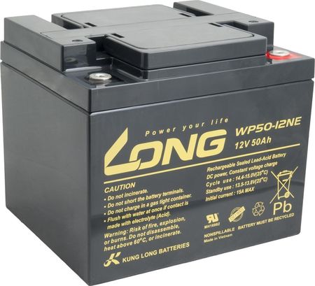 Akumulator kwasowo-ołowiowy Long 12V 50Ah DeepCycle AGM M6 (WP50-12NE) (PBLO-12V050-F8AD)