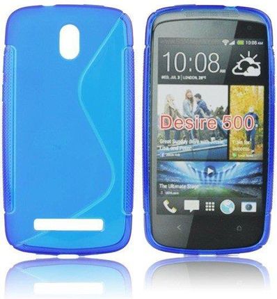 Etui silikonowe do HTC Desire 510 niebieskie (2615)