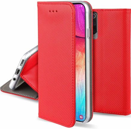 Etui z klapką Smart Magnet do Samsung Galaxy A32 czerwone (10127)