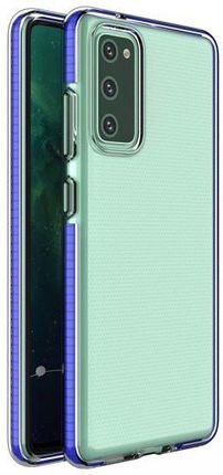 Hurtel Spring Case Pokrowiec Żelowe Etui Z Kolorową Ramką Do Samsung Galaxy S21 Ultra 5G Niebieski (SAMSUNGGALAXYS21ULTRA5G) (95673)