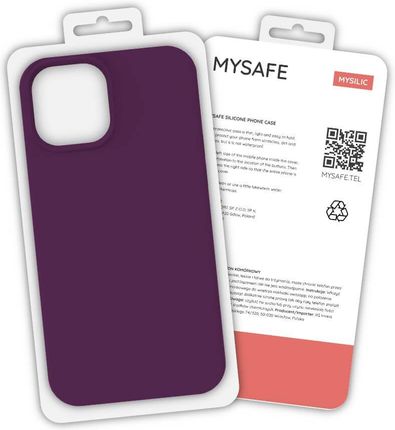 Mysafe ETUI SILIKONOWE SAMSUNG GALAXY M51 ŚLIWKA PUDEŁKO (66955)