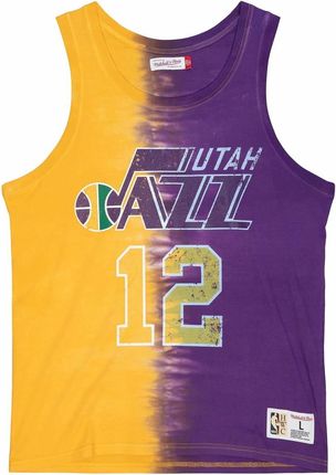 Koszulka Mitchell & Ness NBA Utah Jazz John Stockton Tie Dye Cotton Tank