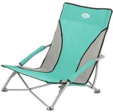 Nils Camp Składane Krzesło Leżak Plażowy Zielono Szary  - Meble turystyczne
