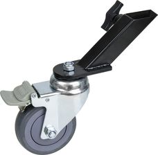 Kupo KC-100M 100mm Caster with Brake 25mm Square adapter Set of Three | Zestaw 3 kół do statywów oświetleniowych