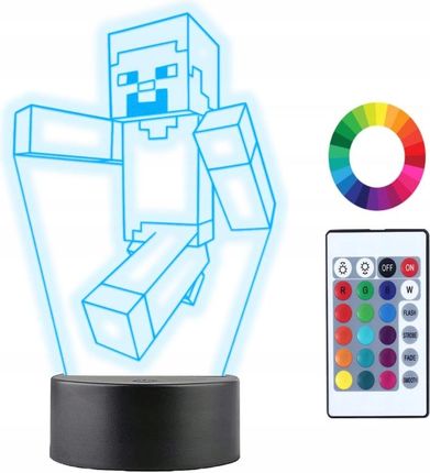 Plexido Lampka LED 3D Minecraft Postać