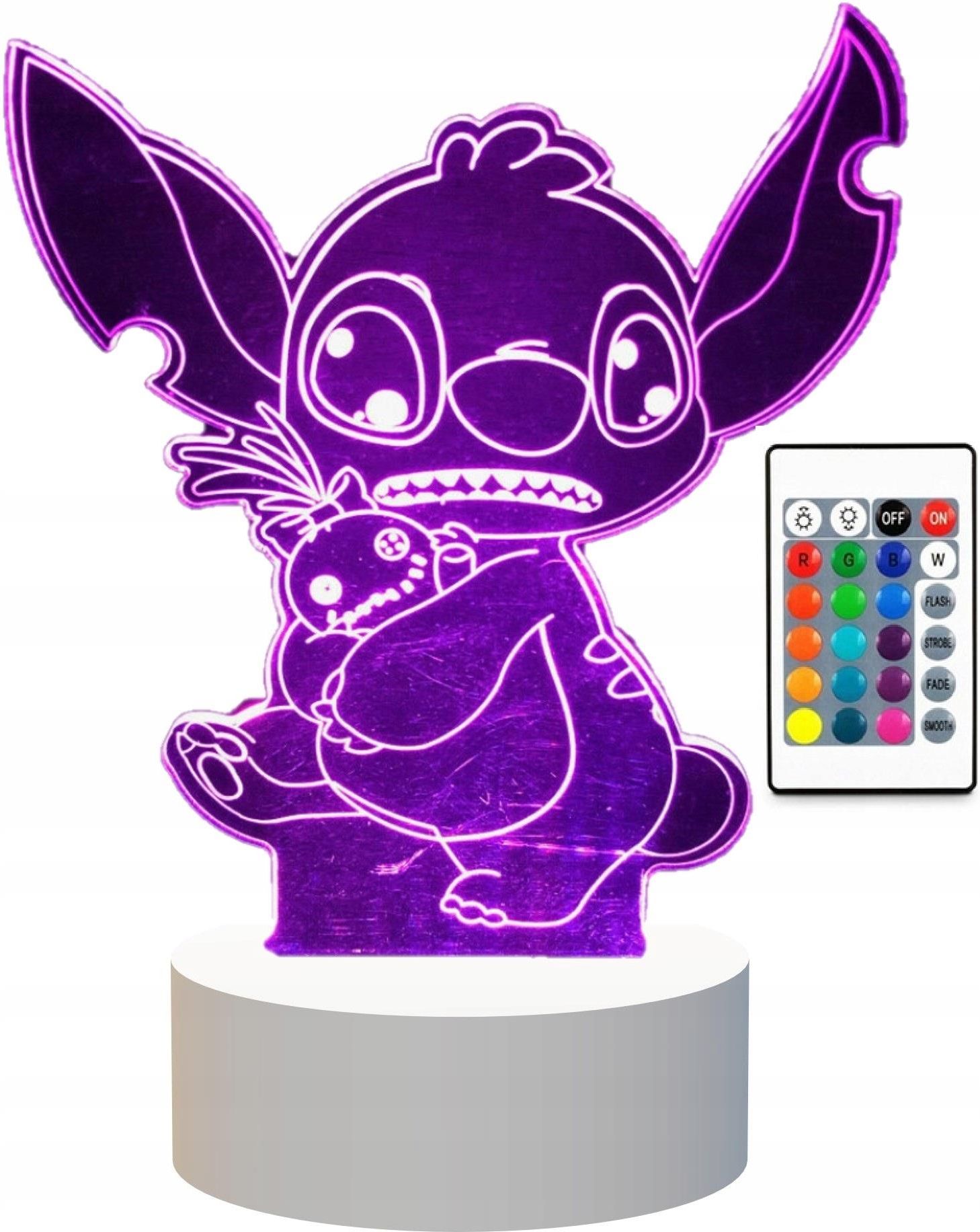 スティッチ ライト　ライト Disney Stitch light (high: 16 cm) / lampka Disney Stitch