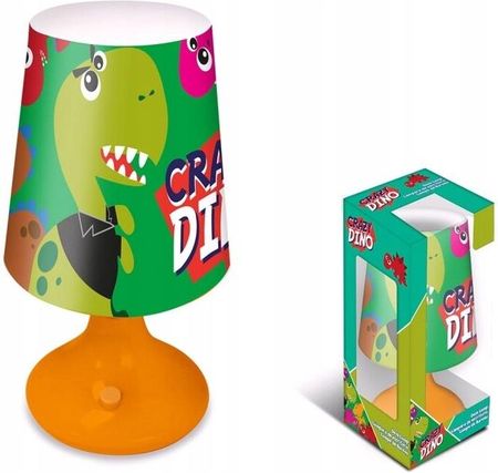 Lampka Crazy Dino Biurkowa Nocna Led Dinozaury