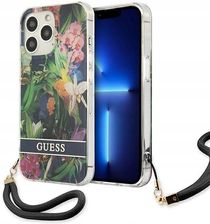 Guess Flower Strap etui obudowa do iPhone 13 Pro (d46efe28-a4aa-4f66-9b52-9f86cdf7d01d)